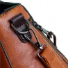 Elegant leather handbag - 4 pieces set