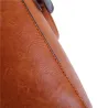 Elegant leather handbag - 4 pieces set