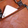 Elegant leather handbag - 4 pieces set