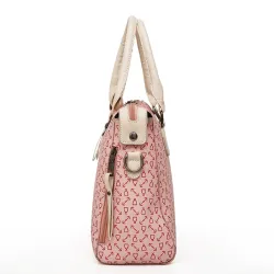 Fashionable leather bag - 4 pieces set