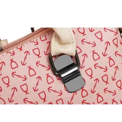 Fashionable leather bag - 4 pieces set