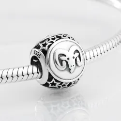 925 sterling silver - 12 constellation zodiac - beads for bracelet