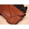 Genuine leather warm winter gloves