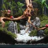 Natural tree trunk driftwood - aquarium fish tank reptile cylinder