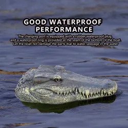 Flytec V005 2.4G - electric RC boat with crocodile head - RTR toy