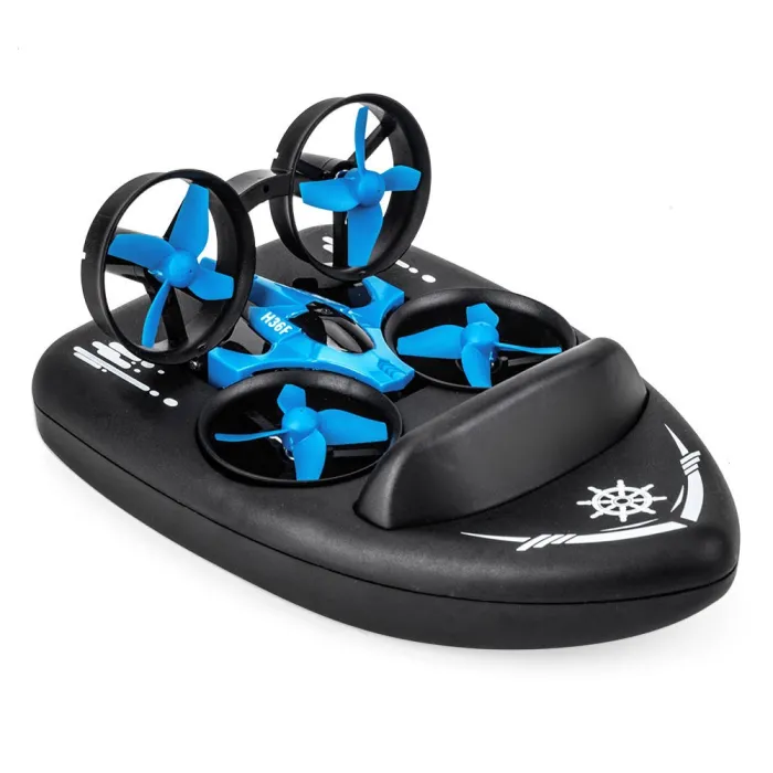JJRC H36F Terzetto 1/20 2.4G - 3 in 1 - RC flying drone - land driving boat - RTR modelBoats