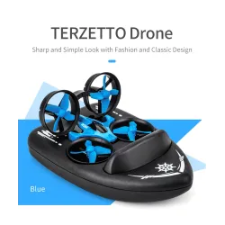 JJRC H36F Terzetto 1/20 2.4G - 3 in 1 - RC flying drone - land driving boat - RTR modelBoats