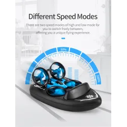 JJRC H36F Terzetto 1/20 2.4G - 3 in 1 - RC flying drone - land driving boat - RTR modelBoats