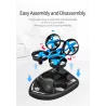 JJRC H36F Terzetto 1/20 2.4G - 3 in 1 - RC flying drone - land driving boat - RTR modelBoats