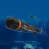 Electric RC submarine boat torpedo - assembly model kit - DIY toy