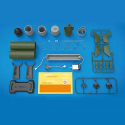 Electric RC submarine boat torpedo - assembly model kit - DIY toy