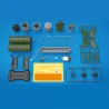 Electric RC submarine boat torpedo - assembly model kit - DIY toy