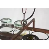 Vintage - hanging bottles holder - iron ceiling lamp - E27 LEDLights & lighting