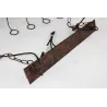 Vintage - hanging bottles holder - iron ceiling lamp - E27 LEDLights & lighting