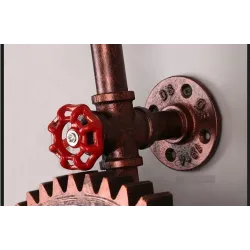 Loft style industrial gear - vintage wall light lampWall lights