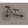 Bicycle & water pipe - vintage LED Edison light - wall lamp