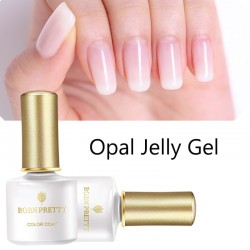 Opal Gel - Nagellack - weiß absaugen UV Poliergel 6ml
