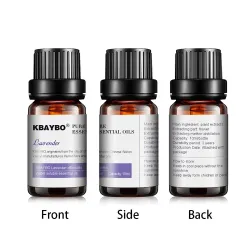 10ml * 6 - Essential oils for humidifier - lavender - tea tree - lemongrass - rosemary - orange - peppermintHumidifiers