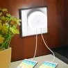 Dual USB Port Ladegerät mit LED Nachtlicht - Lichtsensor